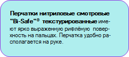 Описание перчаток нитриловых смотровых неопудренных