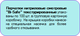 Описание перчаток нитриловых смотровых неопудренных